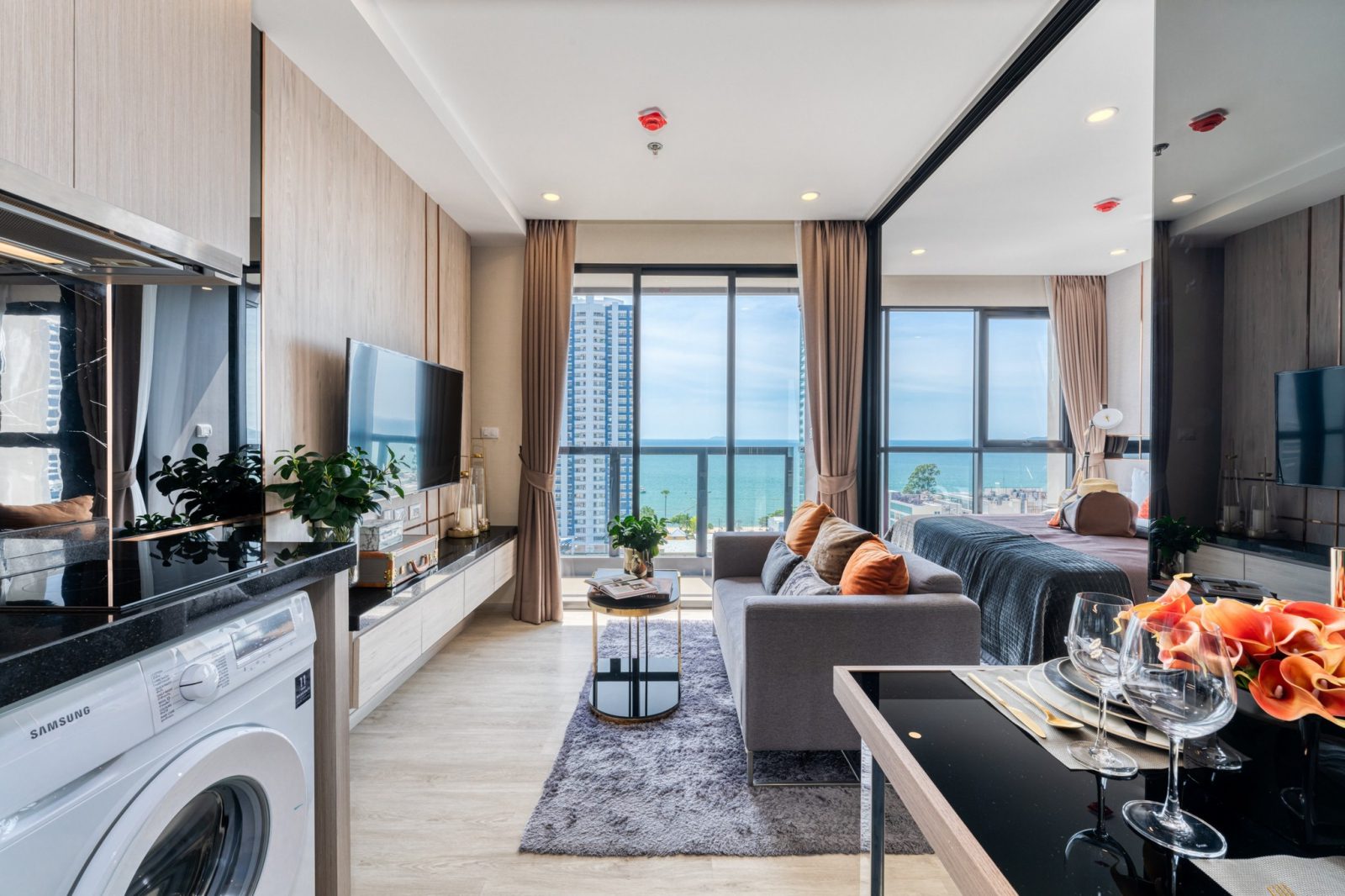 Seaside Elegance - The Panora Pattaya | Sea View Unit For Rent