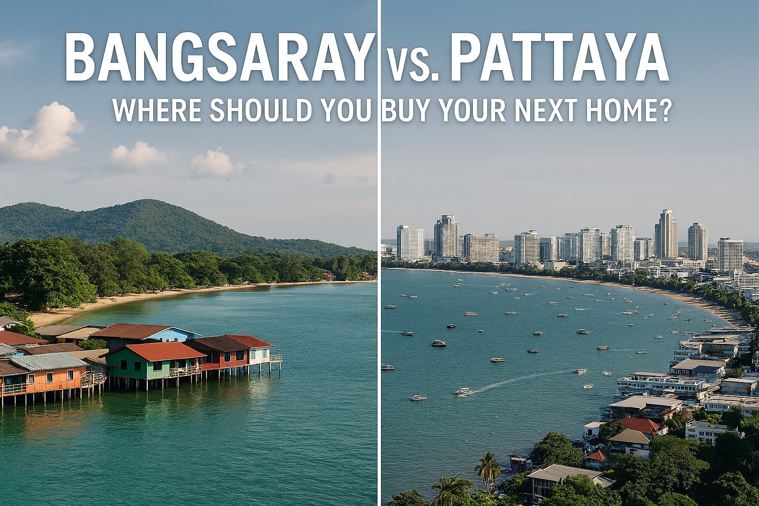 Bangsaray vs Pattaya Real Estate: Best Place to Buy a Home in 2025?