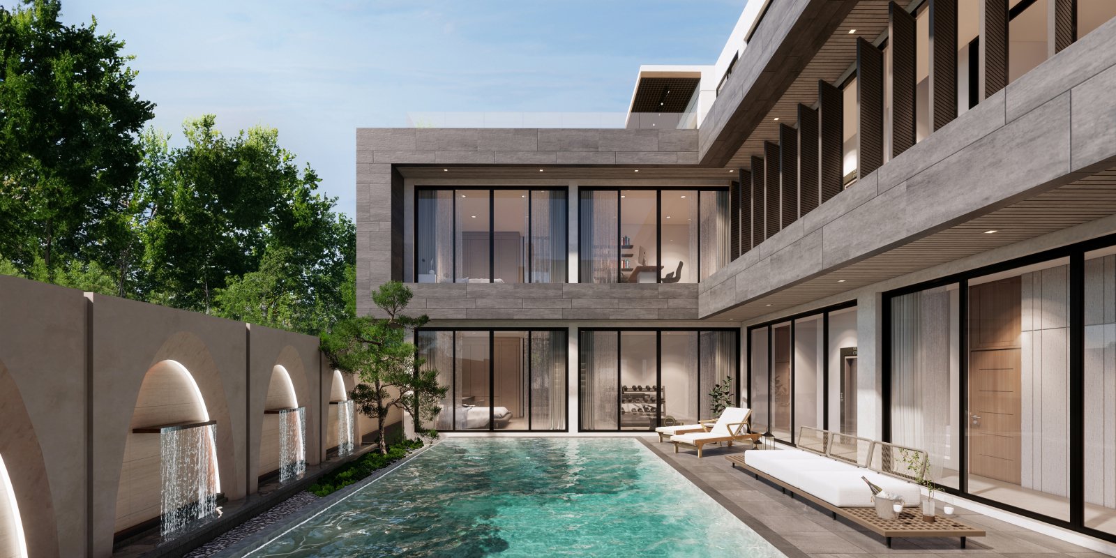 Modern Luxury Pool Villa for Sale at Srikharin Pratamnak Hill thumbnail