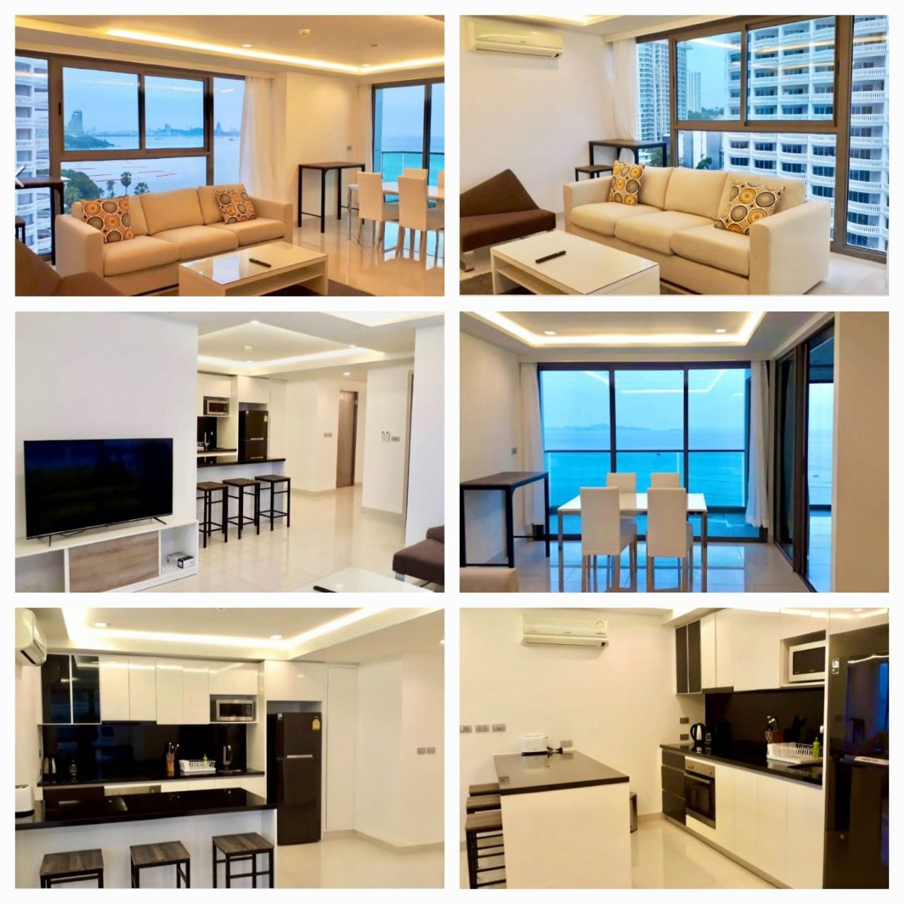 Beachfront Corner Unit - 2 Bedroom For Rent @Wongamat Tower thumbnail