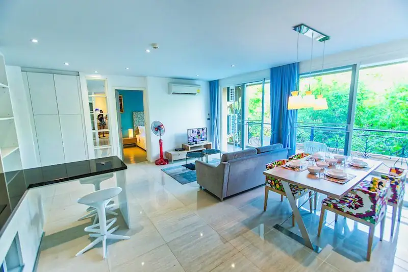 Spacious Resort Garden Unit -Atlantis Condo &amp; Resort Jomtien